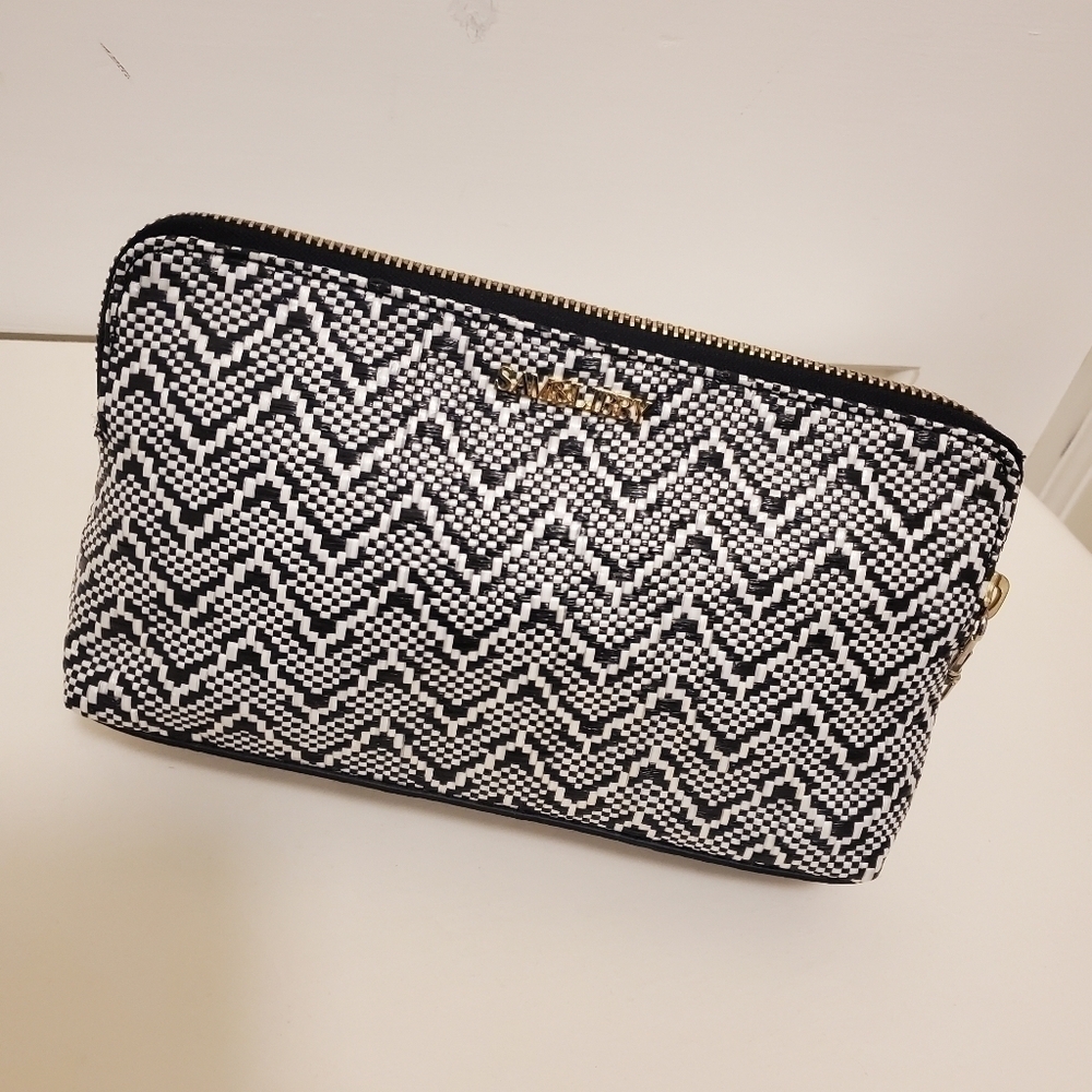 Sam & Libby Black & White Clutch